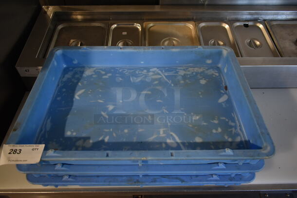 3 Blue Poly Ingredient Bins. 3 Times Your Bid! - Image 2 of 3
