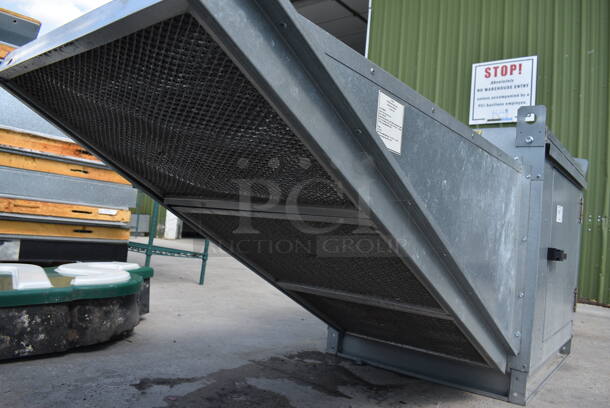 CaptiveAire Model K-A1-G10 Metal Commercial Power Ventilator Fan. 208 Volts, 1 Phase. 32.5x27.5x32, 22x24x45 - Image 9 of 9