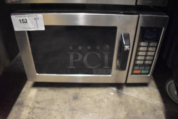 Stainless Steel Commercial Countertop Microwave Oven. 20x15x12
