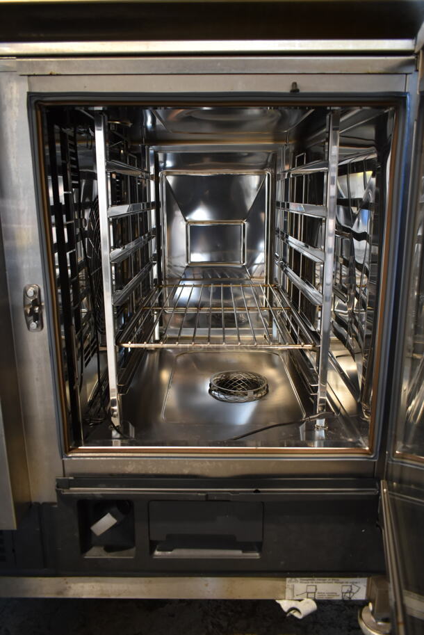 2 2020/2021 Rational LM100BE.A iCombi Pro Stainless Steel Commercial Electric Powered Combi Convection Ovens w/ View Through Doors and Metal Oven Rack on Commercial Casters. 208/240 Volts. 2 Times Your Bid! - Image 8 of 12
