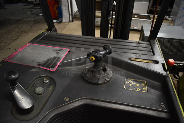 Clark ESX25 Metal Industrial 5,000 Pound Capacity Electric Powered Rider Forklift w/ EnerSys EF3-18-1050 Battery Charger. 8,523 Hours. Forklift is Tested and Working! - Image 10 of 12