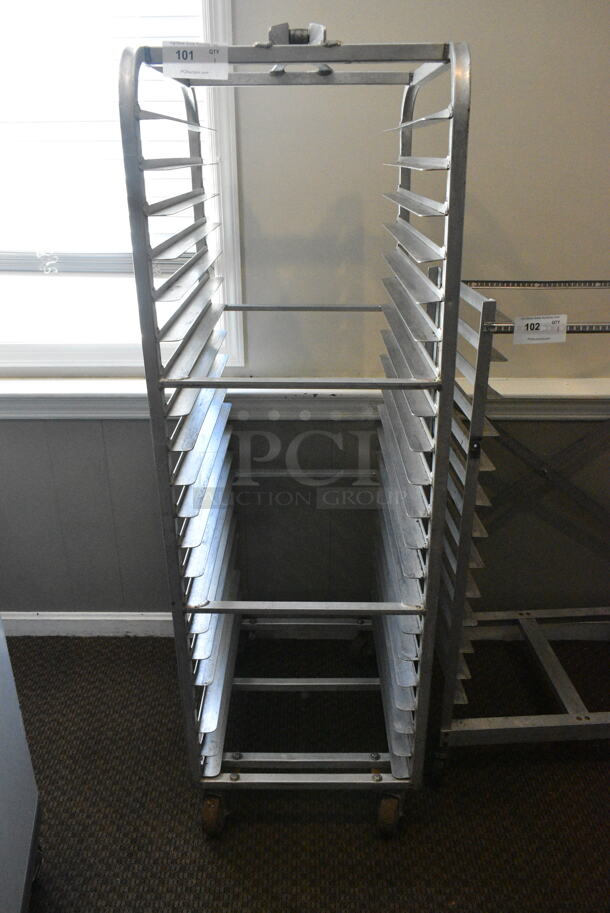Metal Commercial Pan Transport Rack on Commercial Casters. (secondary dining room) - Image 2 of 4