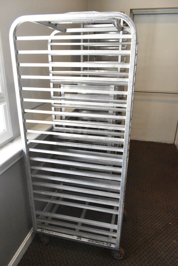 Metal Commercial Pan Transport Rack on Commercial Casters. (secondary dining room) - Image 3 of 4