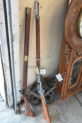 2 Decorative Rifles. 2 Times Your Bid! 