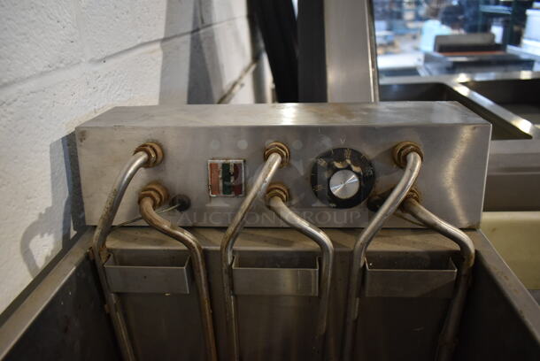 Toastmaster Stainless Steel Commercial Electric Powered Floor Style Deep Fat Fryer.  - Image 3 of 7