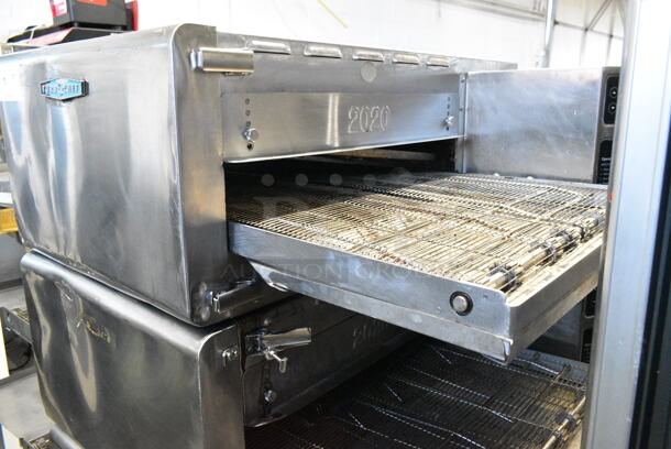 3 2018 Turbochef HhC2020 Stainless Steel Commercial Countertop Electric Powered Conveyor Rapid Cook Oven on Commercial Casters. 208/240 Volts, 1 Phase. 3 Times Your Bid! - Image 9 of 12