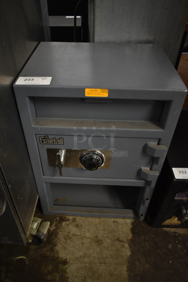 Gardall Gray Metal Single Compartment Drop Safe. Does Not Come w/ Combination.  - Image 1 of 5