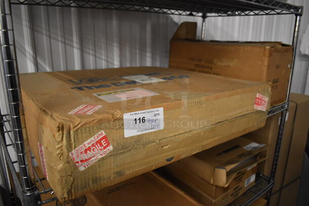 ALL ONE MONEY! Tier Lot of Various Items Including BRAND NEW Stainless Steel 1/2 Size Drop In Bin Inserts and Delfield Piece - Image 1 of 5