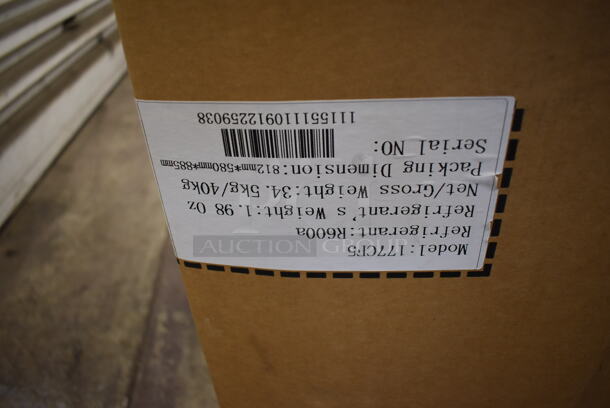 BRAND NEW IN BOX! Galaxy 177CF5 Metal Commercial 5.2 cu. ft. Chest Freezer on Commercial Casters. 115 Volts, 1 Phase. 30x22x33.5. Tested and Working! - Image 9 of 9