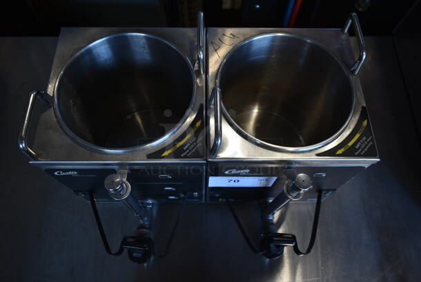 2 Curtis Stainless Steel Coffee Satellite Servers. 2 Times Your Bid!  - Image 2 of 7