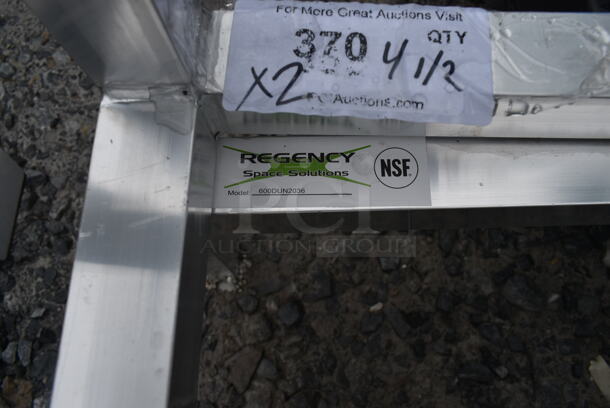 2 BRAND NEW SCRATCH AND DENT! Regency 600DUN2036 36" x 20" x 8" Aluminum Dunnage Rack - 1630 lb. Capacity. 2 Times Your Bid! - Image 4 of 4
