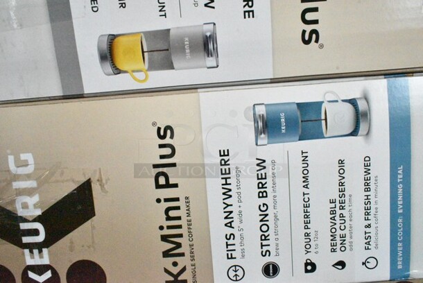 8 IN ORIGINAL BOX! Keurig K Mini Plus Single Cup Coffee Machine; Various Color. 8 Times Your Bid!  - Image 10 of 10