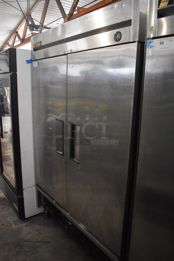 True T-49F Commercial Stainless Steel Reach In Electric Powered Freezer With Polycoated Racks on Commercial Casters. 115V/ 1 Phase. Tested And Working - Image 2 of 7