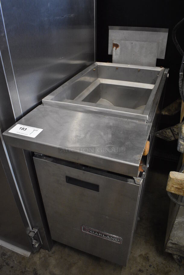 Garland Model M35SS Stainless Steel Commercial Natural Gas Powered Deep Fat Fryer on Commercial Casters. 17x38x43.5 - Image 2 of 6