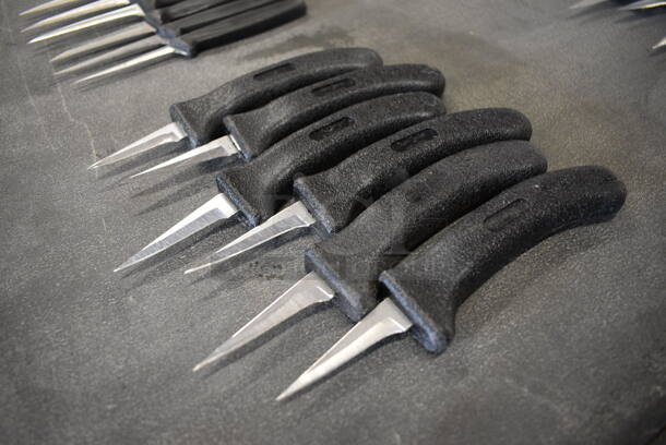 6 Sharpened Stainless Steel Poultry Knives. Includes 7.5". 6 Times Your Bid! - Image 3 of 4