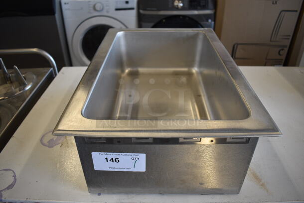 Standex Model CFW-1 Stainless Steel Commercial Drop In Ice Well. 15x23.5x8