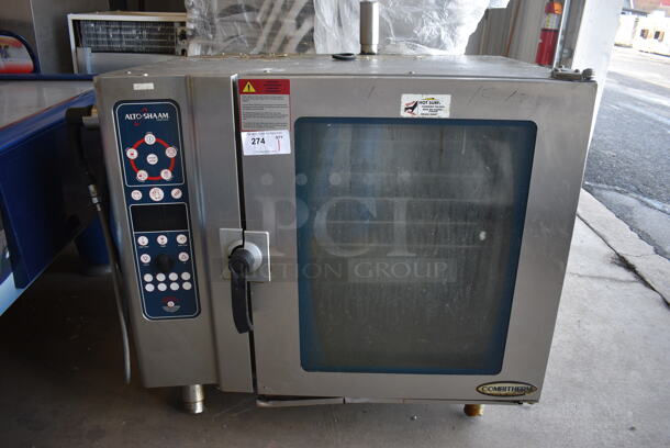 Alto Shaam Model 10.10 ES Stainless Steel Commercial Electric Powered Combitherm Convection Oven w/ View Through Door and Metal Oven Racks. 208-240 Volts, 3 Phase. 42x32x39 - Image 2 of 8