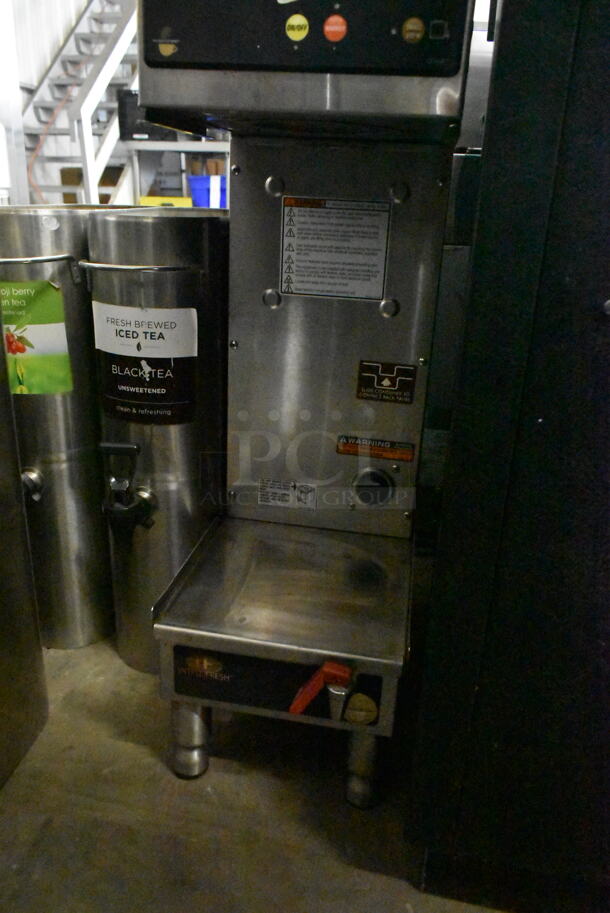 Curtis GEMSIF10A2419 Stainless Steel Commercial Countertop Coffee Machine w/ Hot Water Dispenser. 220 Volts, 1 Phase.  - Image 3 of 4
