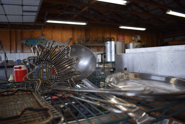 ALL ONE MONEY! Tier Lot of Various Items Including Yellow Poly Bus Bins, Ladle and Speedwell  - Image 3 of 4