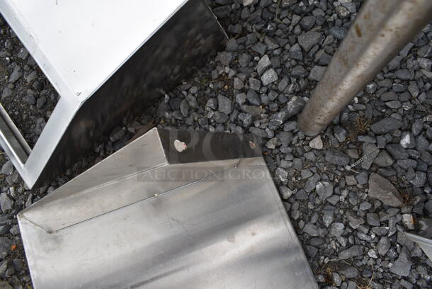 Stainless Steel Wall Mount Shelf. - Image 4 of 4