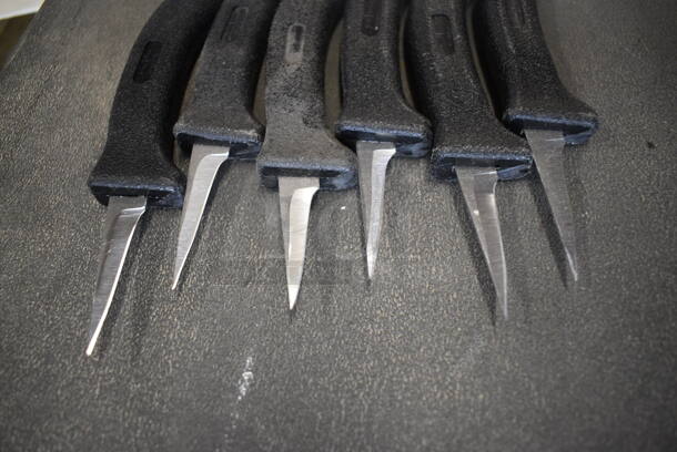 6 Sharpened Stainless Steel Poultry Knives. Includes 7.5". 6 Times Your Bid! - Image 2 of 4