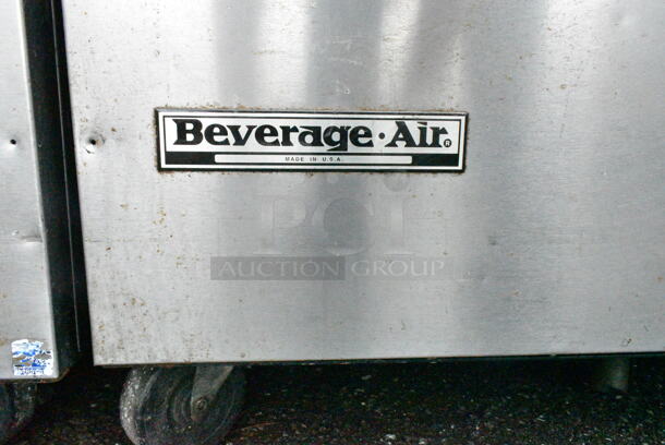 Beverage Air SM49N Stainless Steel Commercial Milk Cooler on Commercial Casters. 115 Volts, 1 Phase.  - Image 3 of 7