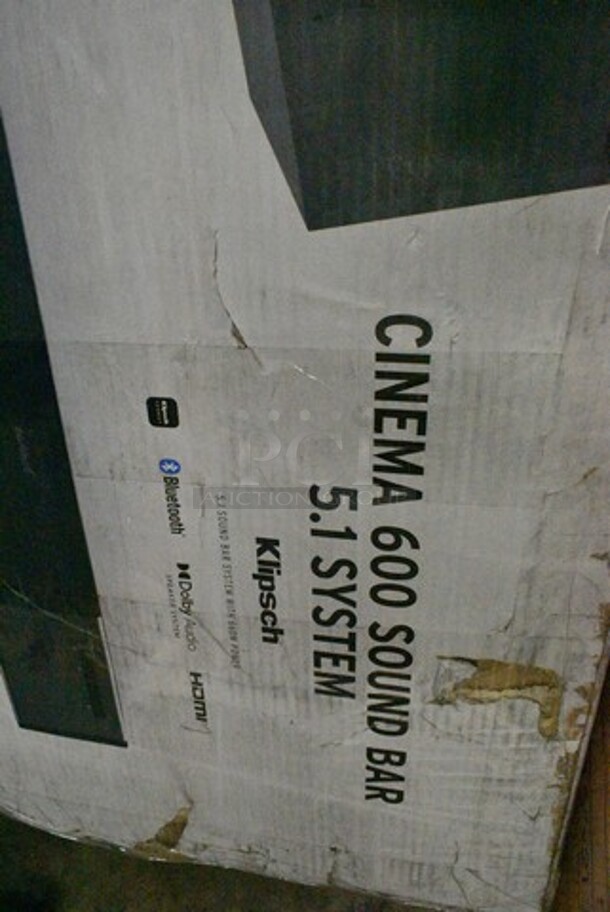 IN ORIGINAL BOX! Klipsch Cinema 600 Sound Bar 5.1 System.  - Image 4 of 6