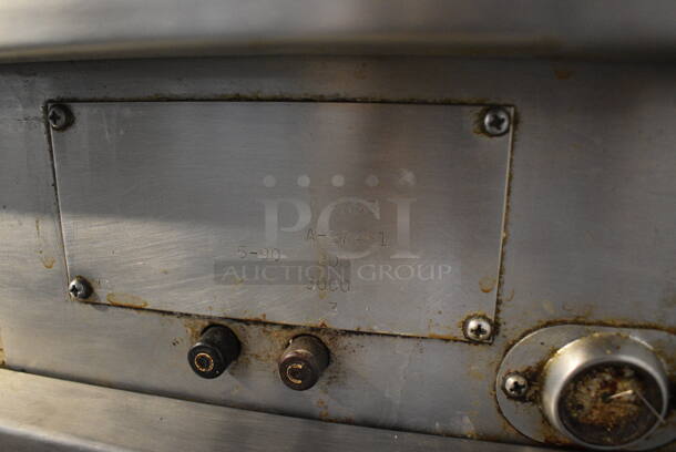 Stainless Steel Commercial Triple Deck Warmer. 208 Volts, 3 Phase. 37x30x50 - Image 8 of 8
