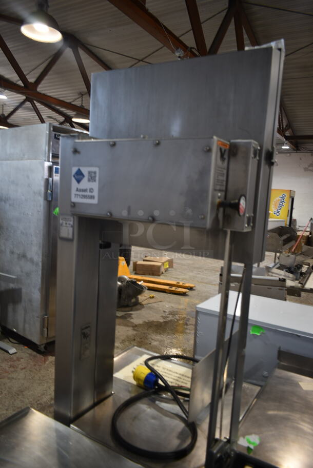 2015 Hobart 6801 Stainless Steel Commercial Floor Style Meat Saw. 200-230 Volts, 3 Phase.  - Image 5 of 7