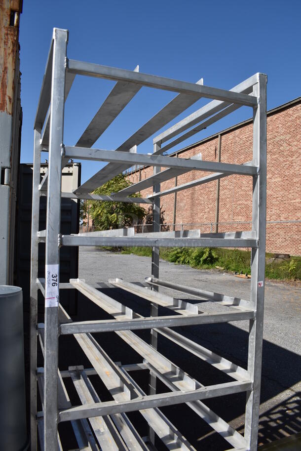 Metal Commercial Rack on Commercial Casters. 25.5x35.5x82 - Image 3 of 4