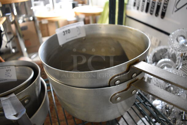 2 Metal Sauce Pots. 21.5x11x5.5. 2 Times Your Bid! - Image 2 of 3