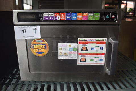 2018 Amana HDC18SD2 Commercial Stainless Steel Electric Microwave Oven. 208/240V.