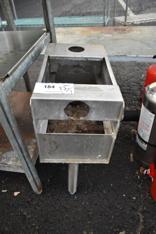 Stainless Steel Commercial Piece to Dishwasher.