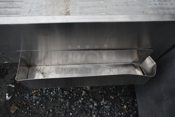 Eagle Stainless Steel Commercial Single Bay Ice Bin w/ Right Side Drain Board and Speedwell. - Image 4 of 5