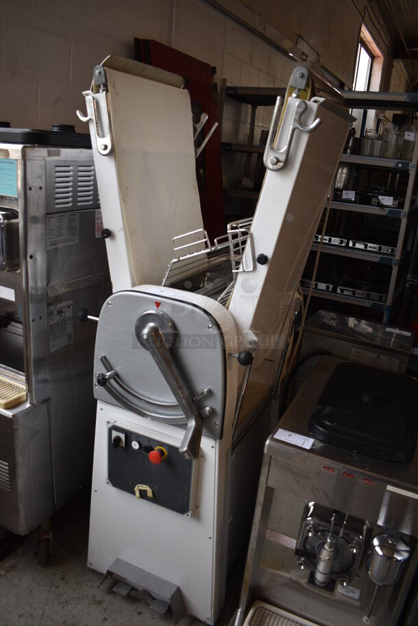 Kohler Model U-SF500 1850 Metal Commercial Floor Style Reversible Dough Sheeter. 220 Volts, 3 Phase. 30x29x67 - Image 2 of 12