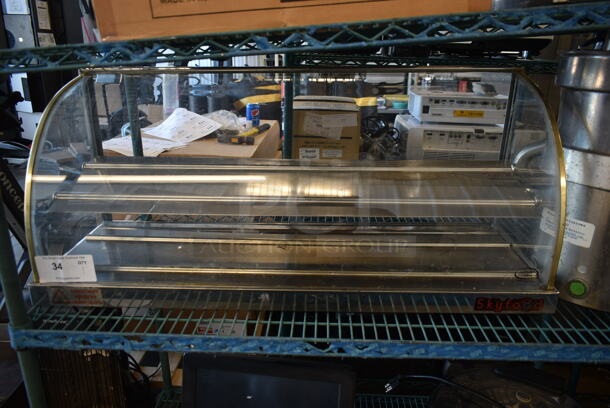 Stainless Steel Commercial Countertop Dry Display Case Merchandiser.