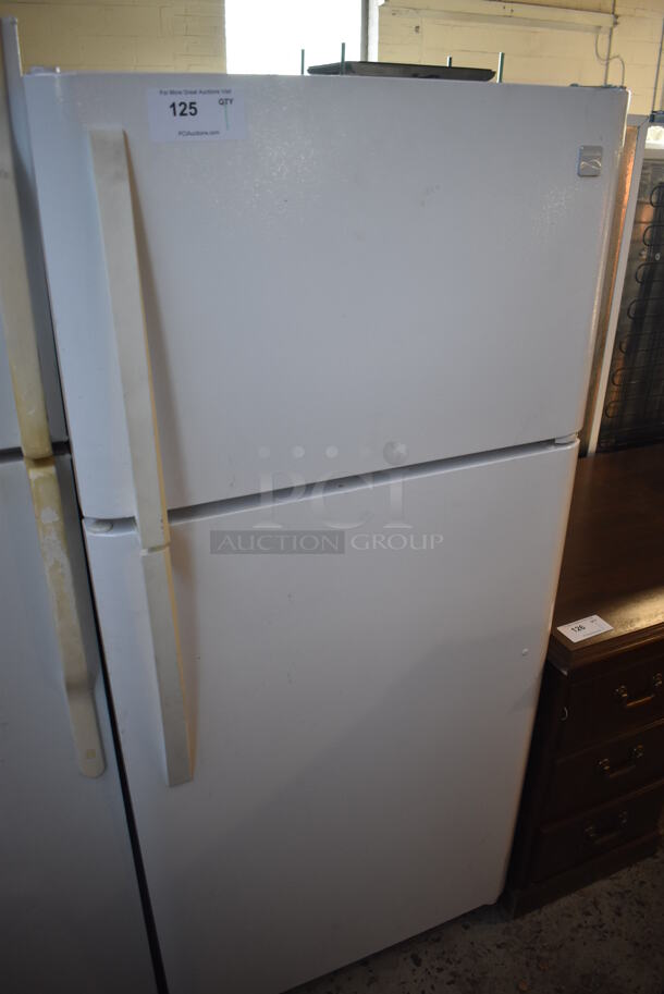Kenmore 253.60412610 Metal Cooler Freezer Combo Unit. 120 Volts, 1 Phase. 30x30x66. Tested and Working! - Image 2 of 8