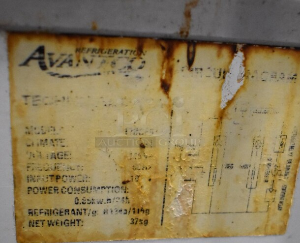 Avantco Chest Freezer on Commercial Casters. 115 Volts, 1 Phase. 32x24x35. Tested and Working! - Image 5 of 5