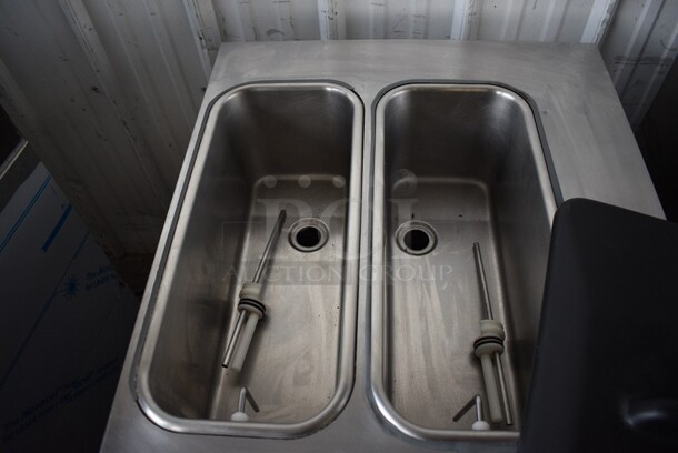 2014 Stoelting Model SF121-38I2 Stainless Steel Commercial Countertop Air Cooled 2 Flavor w/ Twist Soft Serve Ice Cream Machine. 208-240 Volts, 1 Phase. 22x33x34 - Image 7 of 8