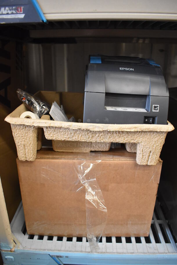 BRAND NEW IN BOX! Epson M188D C31C515806 TM-U220 Impact Dark Gray USB mPOS Receipt / Kitchen Printer. 6x10x6. Tested and Working! - Image 6 of 6