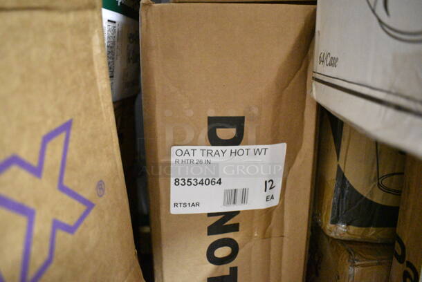 2 Boxes of 12 BRAND NEW SCRATCH AND DENT! Oatey 34064 83534064 26" Plastic Water Heater Pan with 1" - 1 1/2" PVC Adapter. 2 Times Your Bid!  - Image 4 of 4