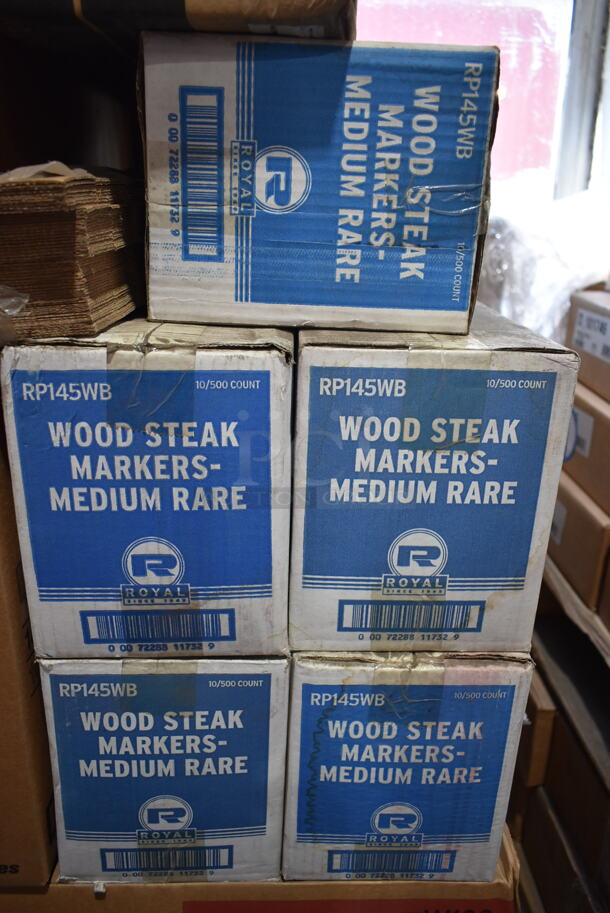 PALLET LOT of 36 BRAND NEW Boxes Including 16 Tuff Job All Purpose Paper Wipers, 2 Pactiv PCS5710 Pressware Classic Stoneware, 5 Royal RP145WB Wood Steak Markers, 6 Servrite 2576 Napkin Dispensers, WNA CW75180BK Classicware Plates, 24013K Kraft Champion Trays, World Centric TR-SC-UAR 6.5x5 Boat Trays, M Tucker Avacado Lime Vinaigrette White Kraft 10x7x12 Bags. 36 Times Your Bid!  - Image 2 of 12