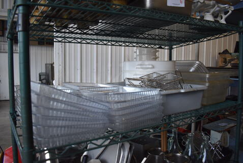 ALL ONE MONEY! Tier Lot of Various Items Including Baskets and Poly Bins