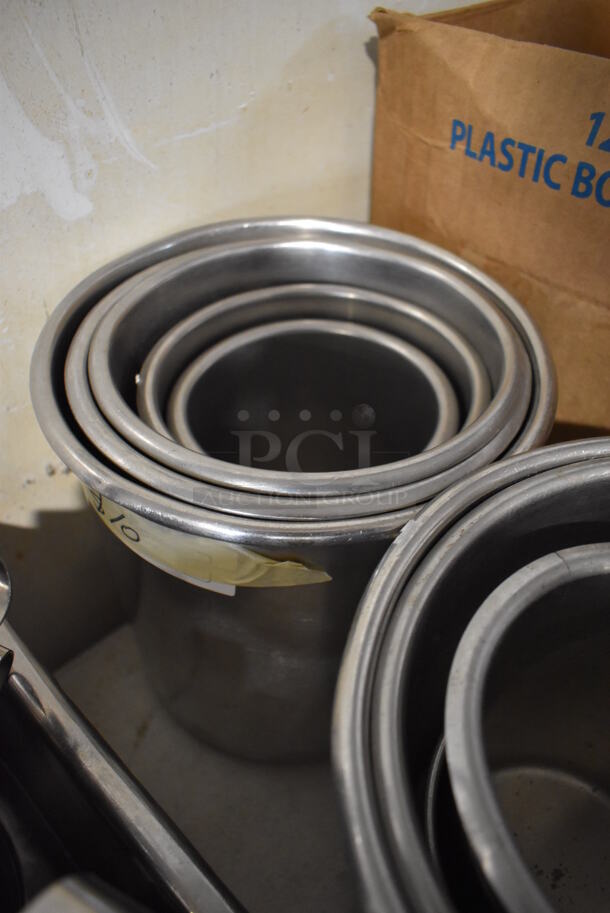 ALL ONE MONEY! Lot of 21 Various Cylindrical Drop In Bins. Includes 9x9x10 - Image 5 of 5