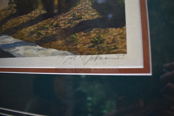 Framed Picture of Building. Mark Workman 1989. - Image 5 of 7