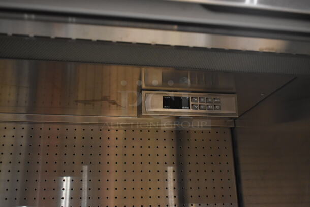 BRAND NEW SCRATCH AND DENT! Criocabin ETHOB Stainless Steel Commercial Open Grab N Go Merchandiser w/ Metal Shelves. 110 Volts, 1 Phase. Tested and Working! - Image 6 of 8