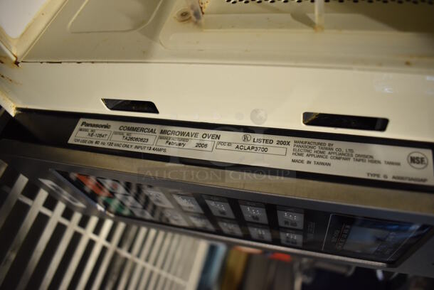 Panasonic NE-1054T Stainless Steel Commercial Countertop Microwave Oven. 120 Volts, 1 Phase. 20x15x12 - Image 5 of 5