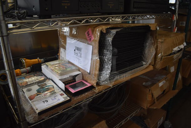 ALL ONE MONEY! Tier Lot of Video Games and Metal Racks - Image 1 of 5