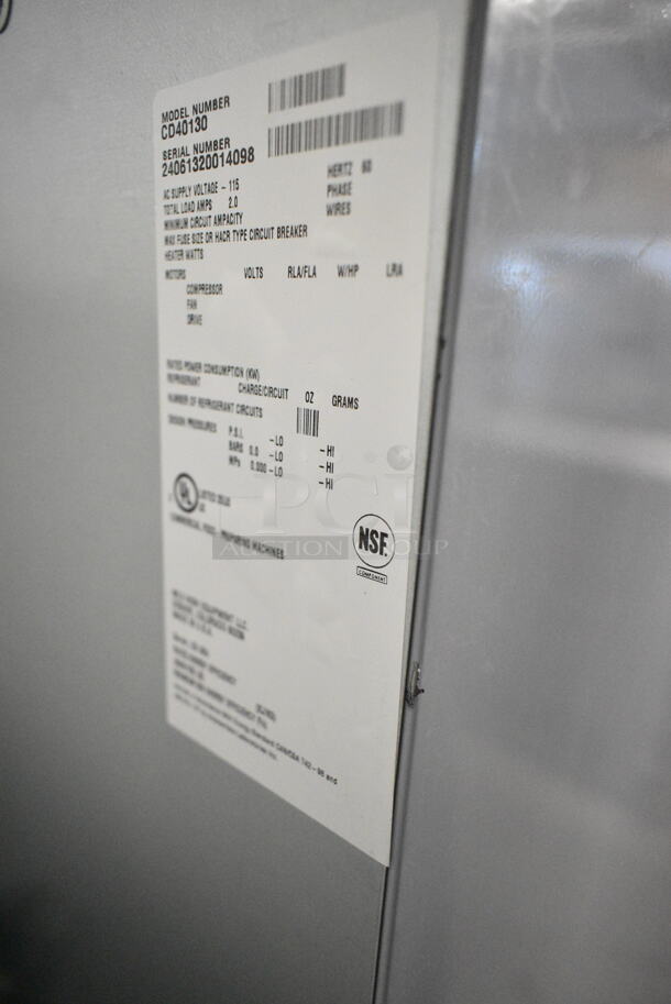 BRAND NEW SCRATCH AND DENT! 2024 Ice-O-Matic CD40130 Stainless Steel 30" Wide Hotel Ice and Water Dispenser 180 lb. Capacity. 115 Volts, 1 Phase.  - Image 9 of 9