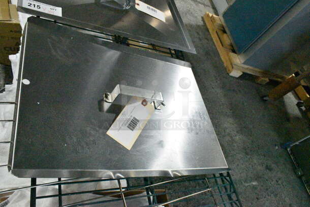 4 BRAND NEW SCRATCH AND DENT! Items Including 3698230368 Frymaster 8230368 17" x 18" Chicken / Fish Plate for MJCF Fryers, 3698102235 Frymaster 8102235 Basket Support Rack, 3691080220SP Frymaster 1080220SP 20" x 22 1/4" Cover for RE80 Fryers, 3698239414 Frymaster 8239414 14 5/8" x 19 3/8" Stainless Steel Full Pot Fryer Cover. 4 Times Your Bid!  - Image 9 of 10